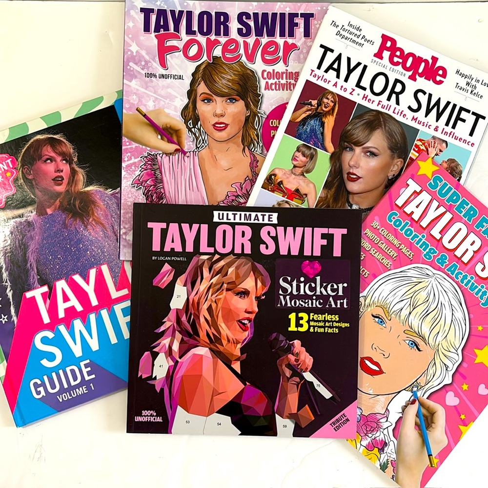 Taylor Swift FAN Gift Pack BRAND NEW! 5 Items Book/Mag Lot